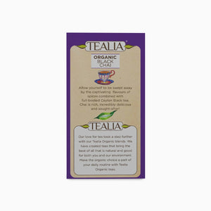 Organic Black Chai (20 Envelope Tea Bags)