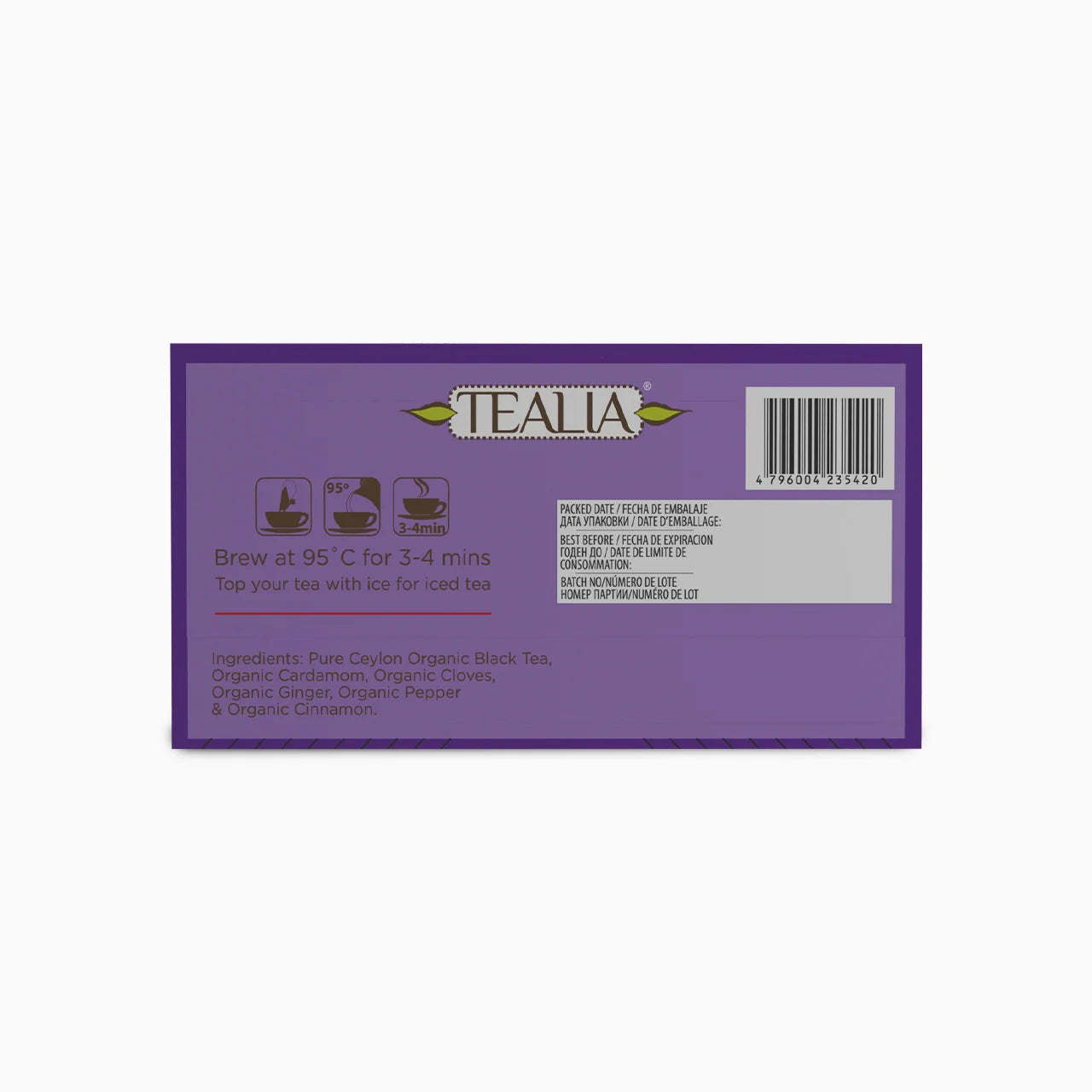 Organic Black Chai (20 Envelope Tea Bags)