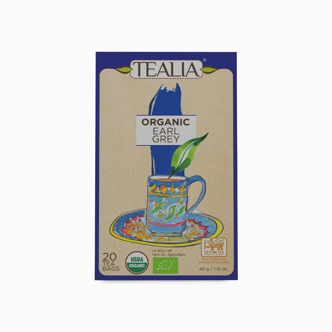 Organic Earl Grey (20 Envelope Tea Bags)