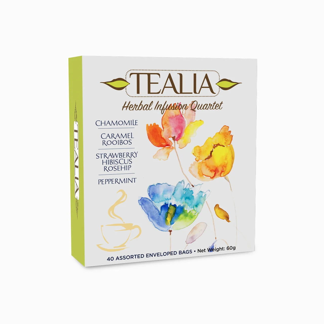 Presentation Box Herbal Tea Quartet - 40 Enveloped Tea Bags