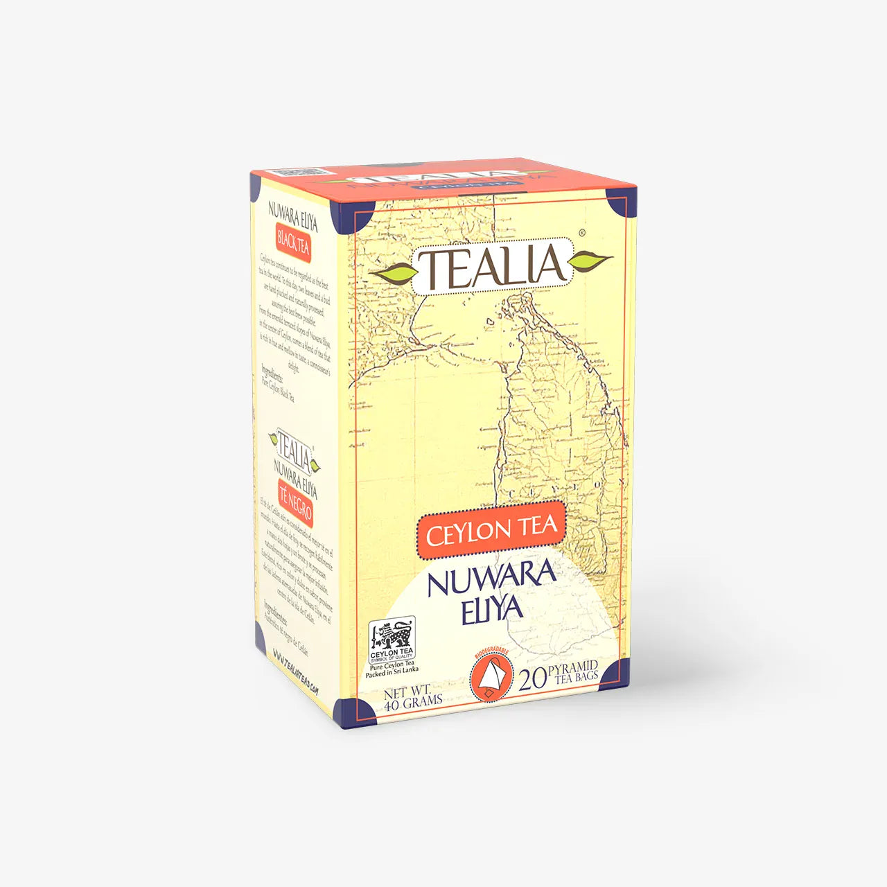 Ceylon Regional Tea - Nuwara Eliya (Pyramid Tea Bags)