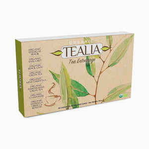 Tealia Organic Mix Tea Box - 8 blends x 10 TB