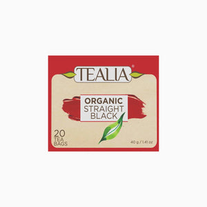 Organic Straight Black (20 Envelope Tea Bags)
