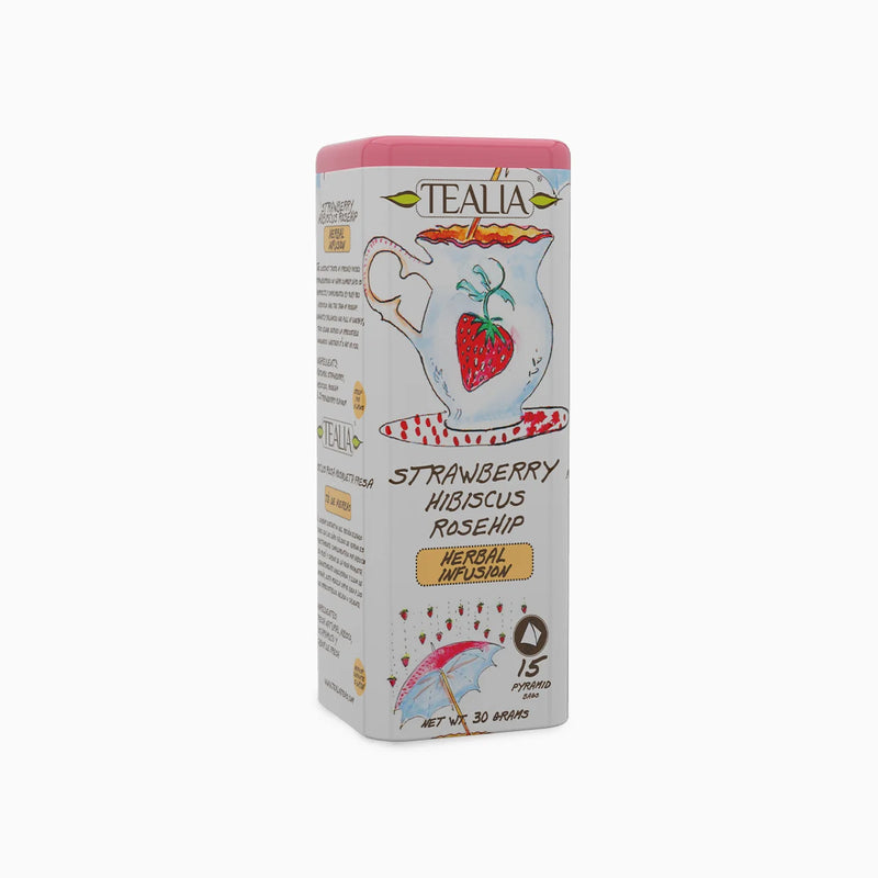 Strawberry Hibiscus Rosehip 15 Pyramid Tea Bags