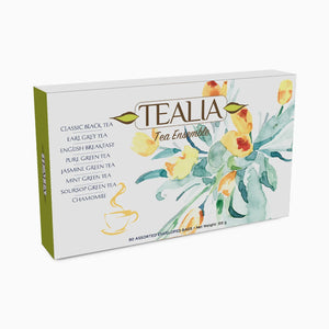 Presentation Box Tea Ensemble - 80 Enveloped Tea Bags