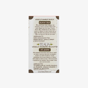 Vanilla Ginger Peach (20 Pyramid Tea Bags)
